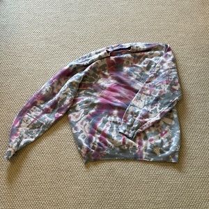 Urban outfitters purple and grey tie dye crew neck!